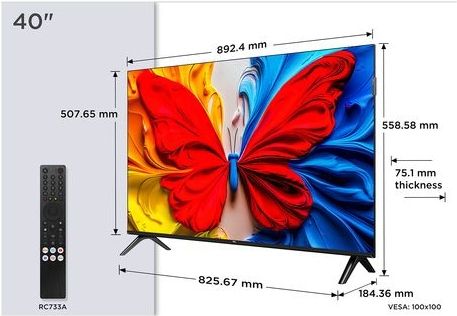 QLED - 40S59K - TV - Full HD - 40 Inch - Metallic Be