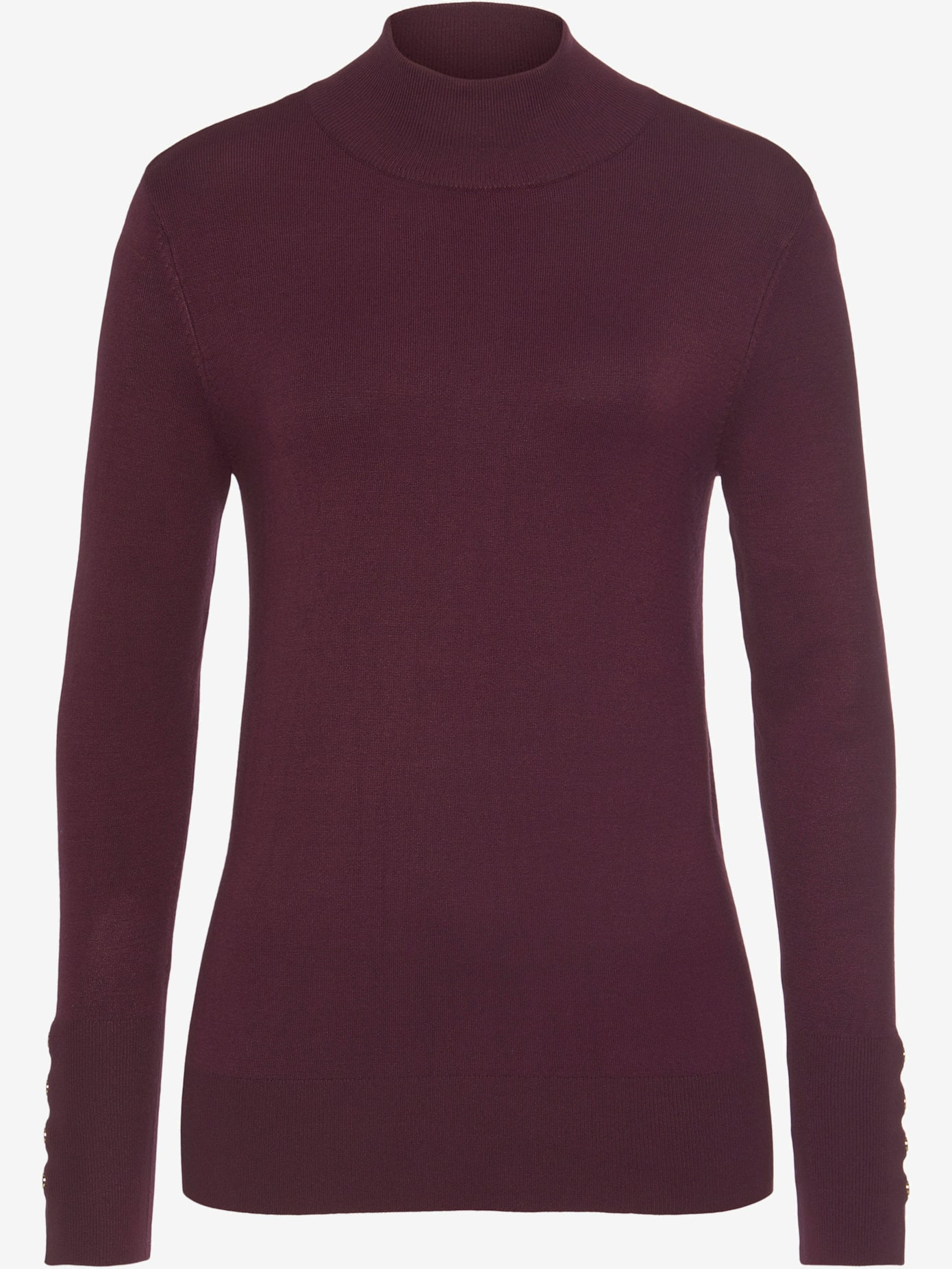 Pull en tricot fin, encolure haute