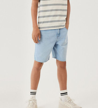 LMTD Shorts - Noos - NlmHizza Dad - Light Blue Denim
