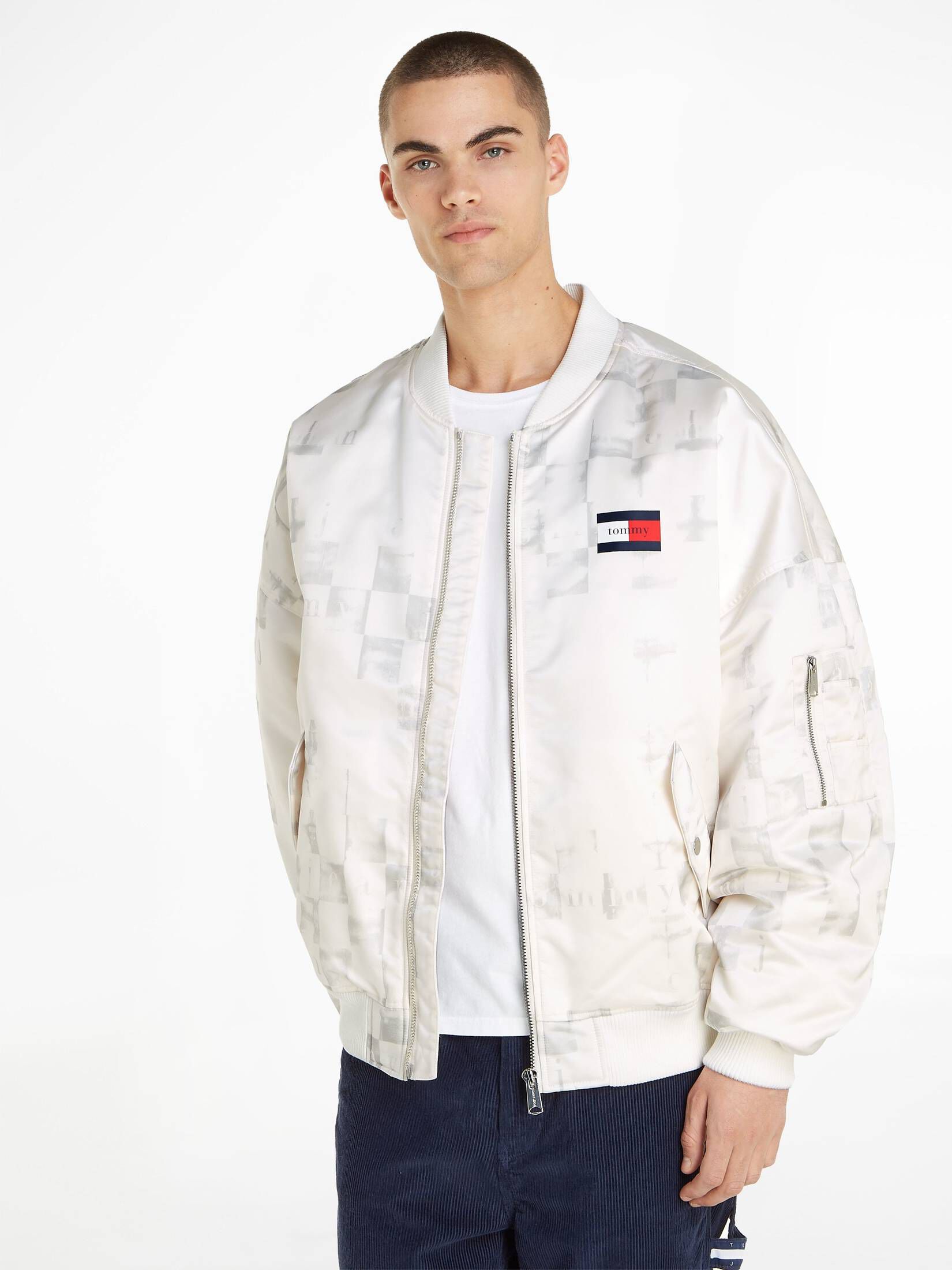 Tommy Jeans| TJCU CKERBOARD SATEEN BOMBER