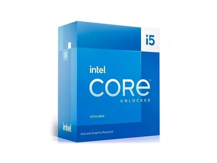 Intel® Core™ i5-13600KF (Raptor-Lake)- 14-Core (6 P-kerner & 8 E-kerner) - 20 tråde - 3,9 GHz (Op til 5,1 GHz) - LGA1700-Socket - Box (Uden køler)