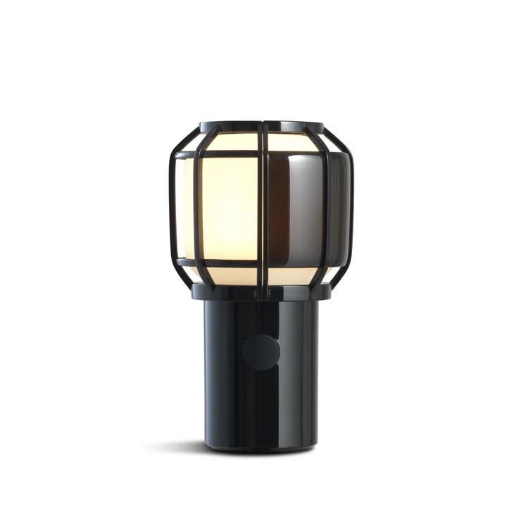 marset - Chispa Outdoor Akku LED Tischleuchte, Ø 10 cm, schwarz