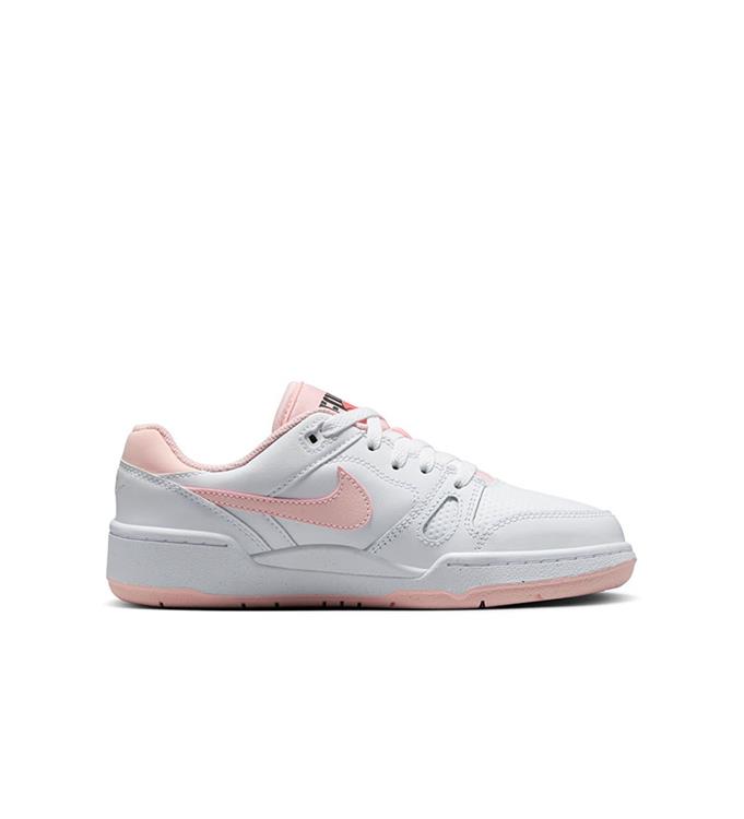 Nike Full Force Low Big Kids WHITE-ECHO-PINK-BRIGHT-MANGO-B