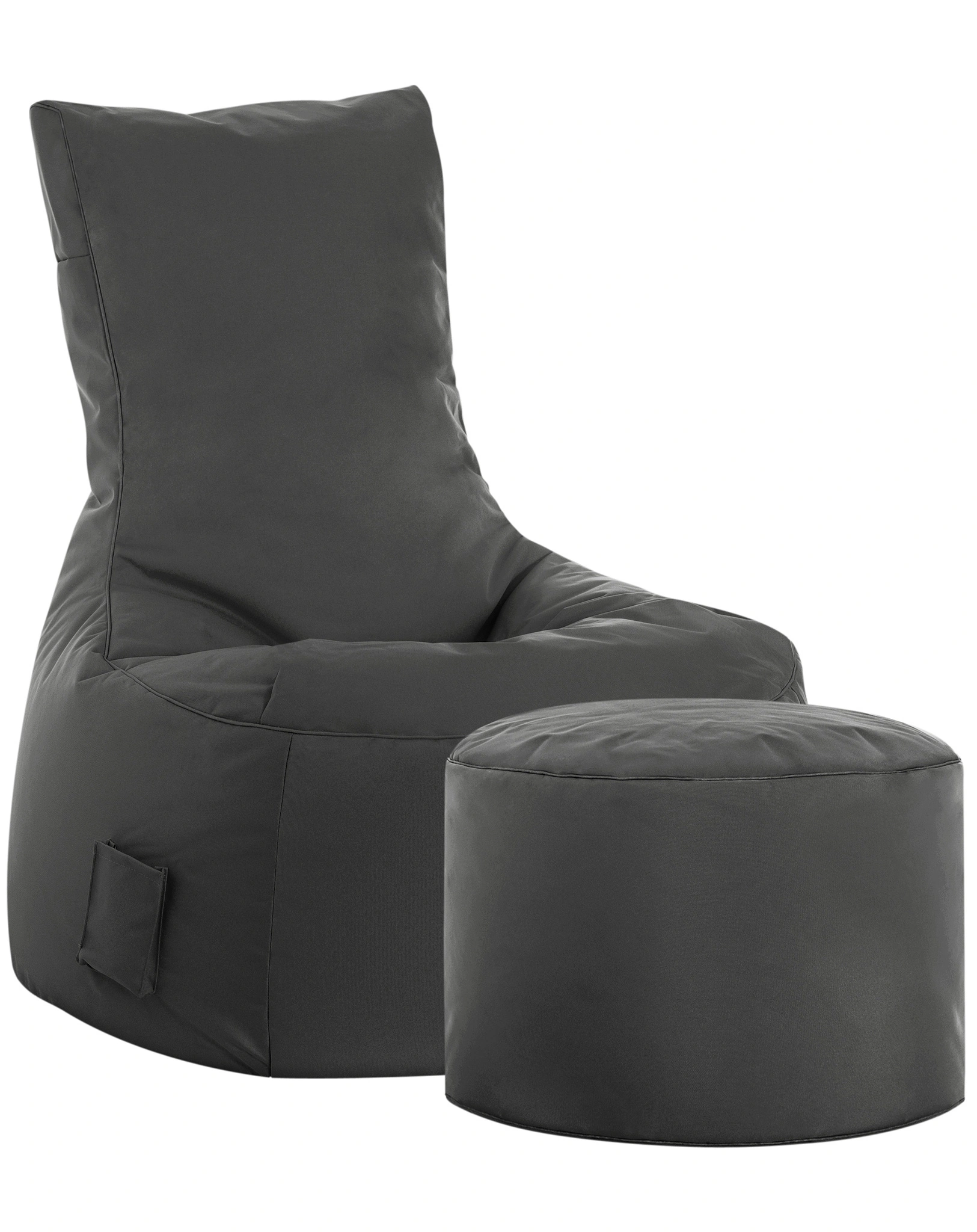 Sitzsack Set BRAVA: Swing & Dot Com (Farbe: anthrazit)