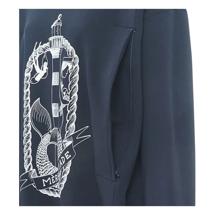 Tajinebanane Sweat d'allaitement Mère-made | Bleu marine