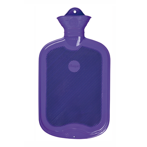 SAENGER Wärmflasche<br>1 Stück, 2l, Lamelle 1seitig flieder