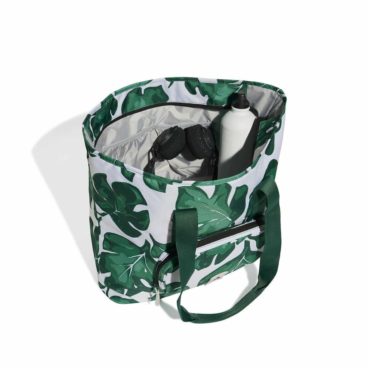 Bolsa tote adidas Performance com estampa de folha