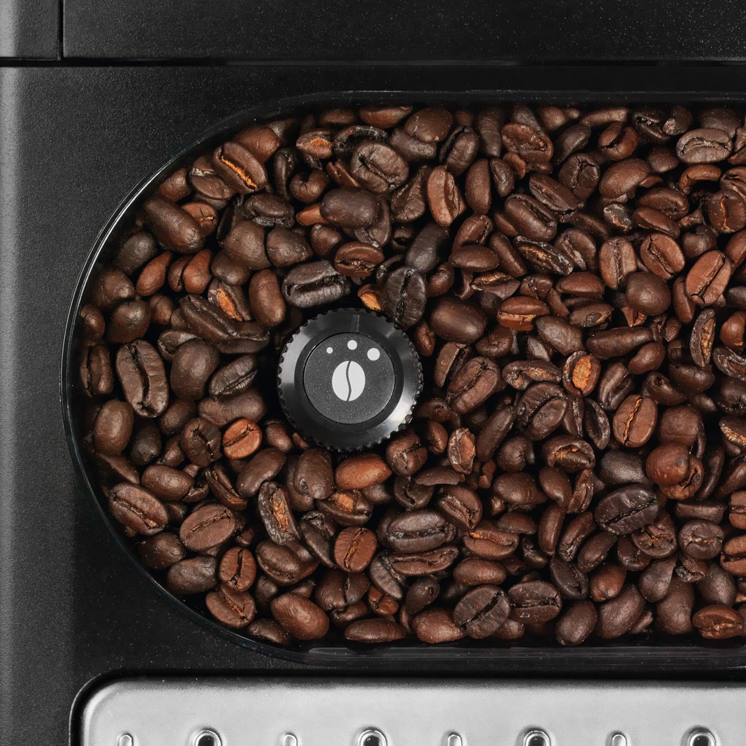 Krups Machine à café broyeur grain, 2 expresso simultanés, Nettoyage automatique, Buse vapeur Cappuccino, Essential blanche EA810570