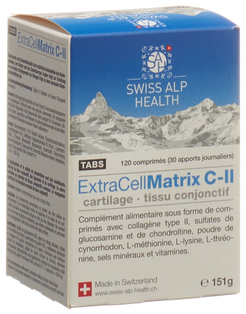 EXTRA CELL Extra Cell Matrix C-II TABS für Gelenke und Knorpel 120 Stk