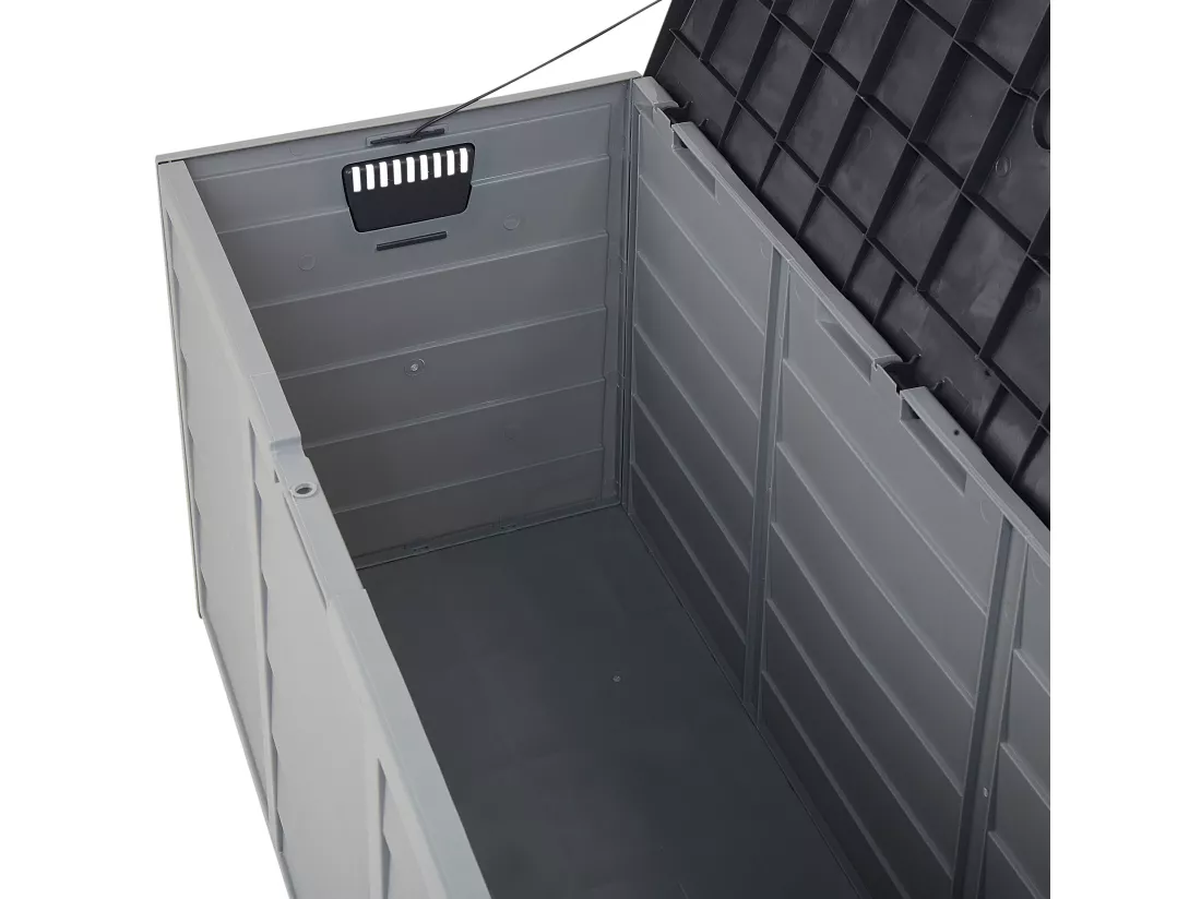 Coffre de rangement LOCARNO 112 cm 50 cm Gris