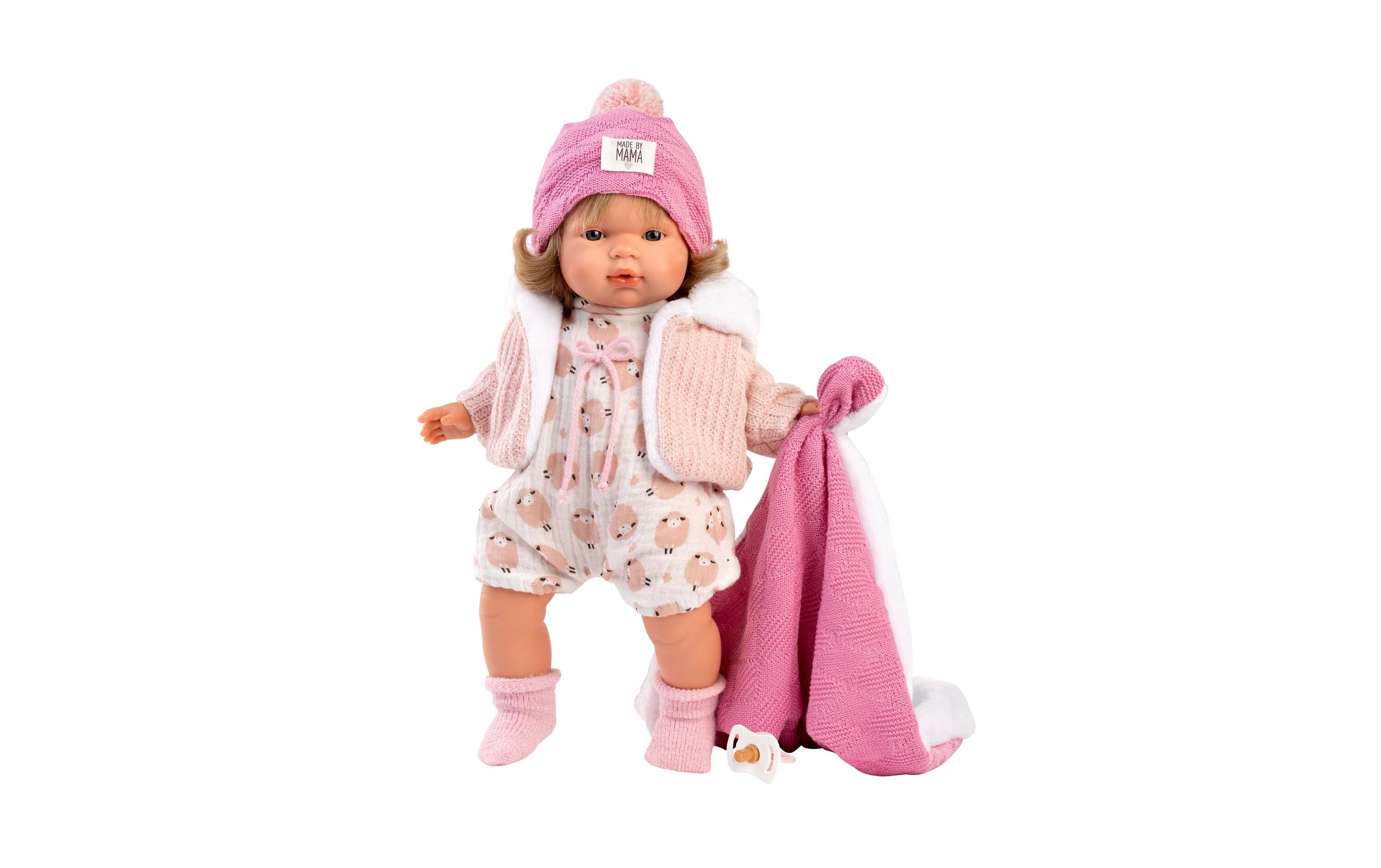 Babypuppe Lola 38 cmGrosse Anziehpuppe im trendigen Outfit
