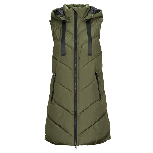 JDY - JDYSKYLAR PADDED HOOD WAISTCOAT OTW NOOS - Vert