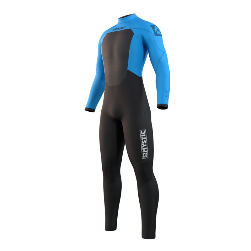 Combinaison Mystic Star Backzip 4/3mm Bleu