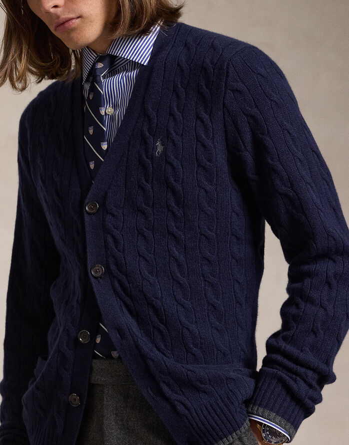 Polo Ralph Lauren 2/15 WOOL/CASH RWS-LSL-CRD Blå
