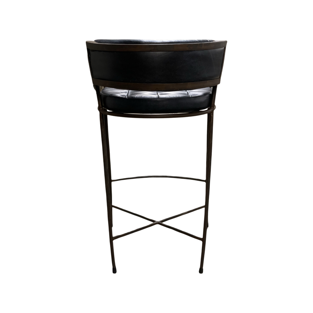 Barkruk New York leer 99x49x57