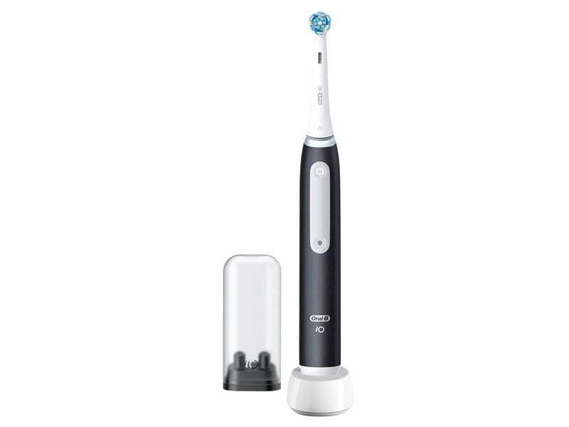 Oral-B Rotationszahnbürste iO Series 3n Matt Black Elektrische Zahnbürste mit rundem Bürstenkopf