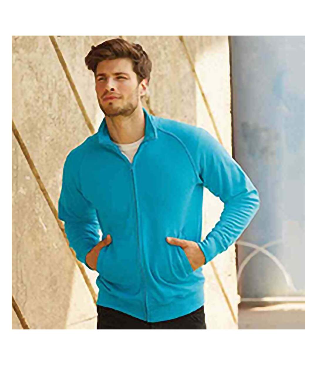 Fruit Of The Loom - Veste zippée - Homme (Bleu azur) - UTRW4500
