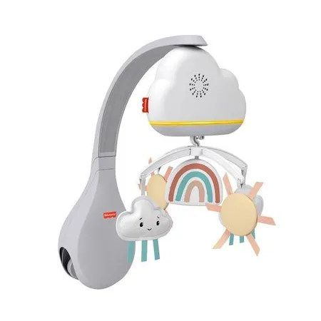 Fisher-Price Babybett Regenbogen Mobile & Spieluhr, ab 0 M.
