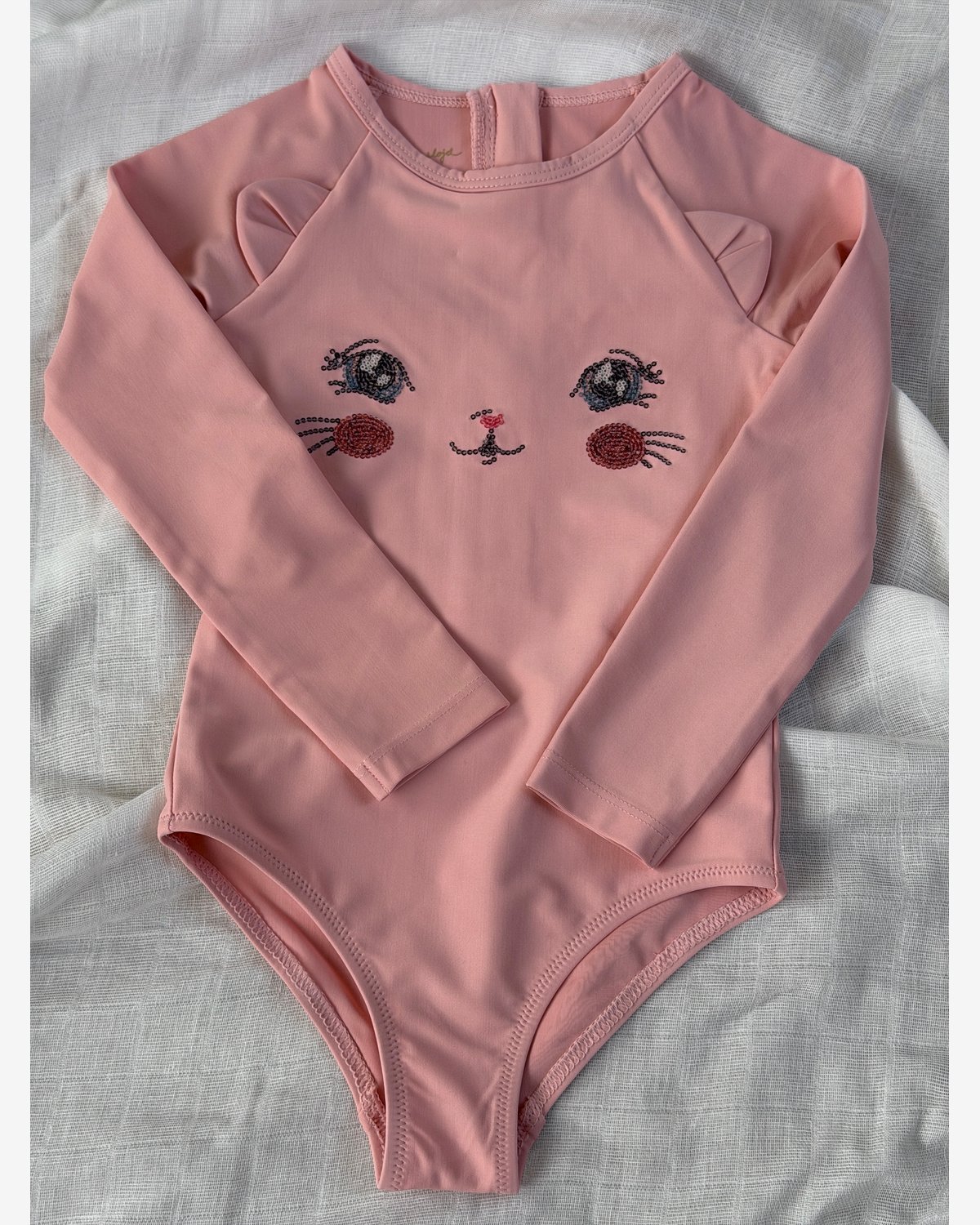 Badedrakt Langermet m/ Glitrende Paljetter – UV 40+ | Kitty LS Swimsuit