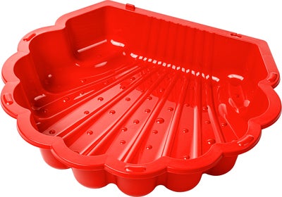 Swing King Skjell Sandkasse, Red