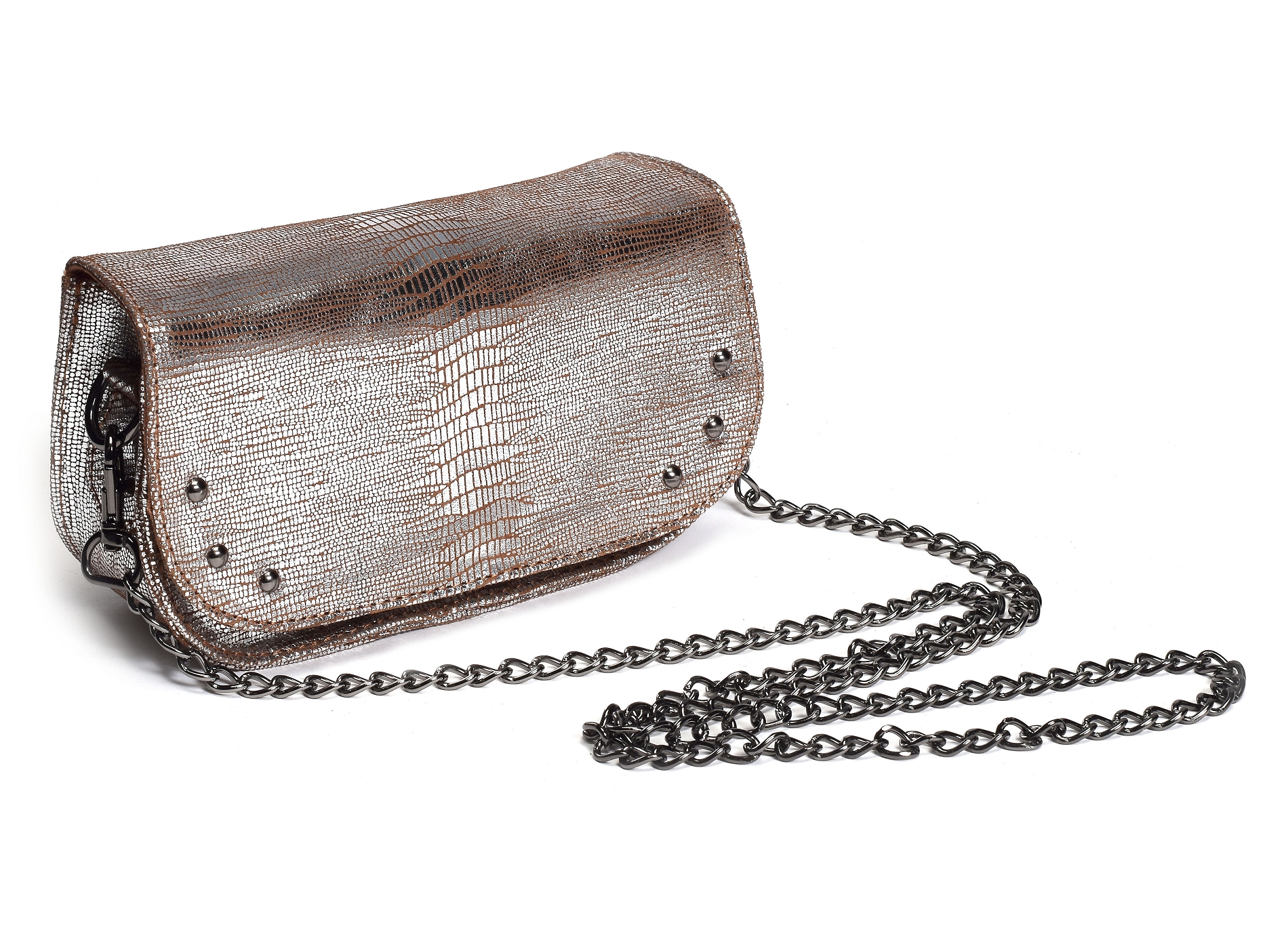 Pochette bandouliere alice he899 argent
