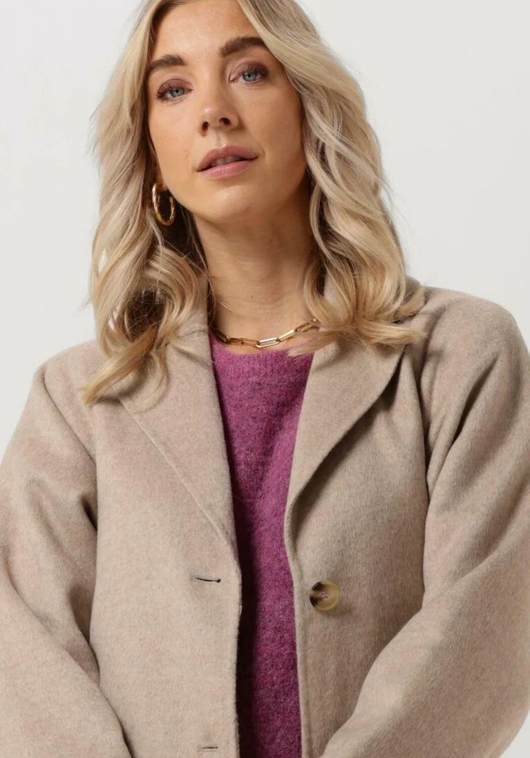 SELECTED FEMME ecru selected femme mantel new tama handmade wool coat b
