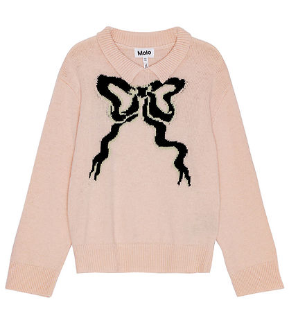 Molo Bluse - Strick - Wolle/Acryl - Gerd - Petal Rouge m. Schlei
