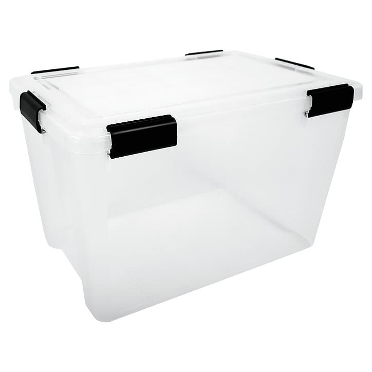 Boîte en plastique 70 L Airtight transparent
