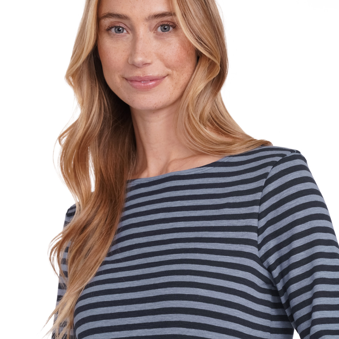 Jonas Nielsen Damen Langarmshirt im Streifen-Look dunkelblau / blau