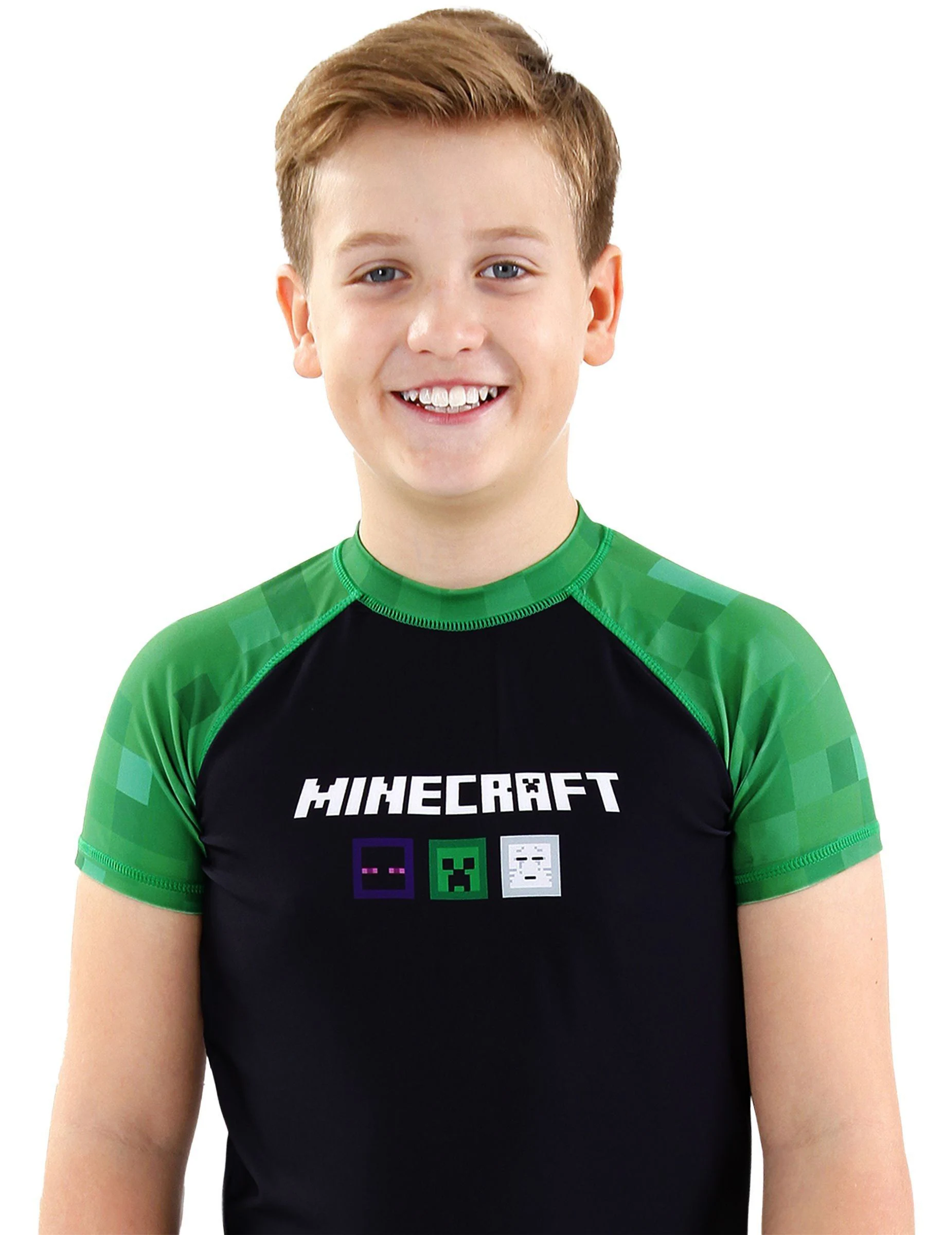 Character Minecraft 2 -delige set van top en short