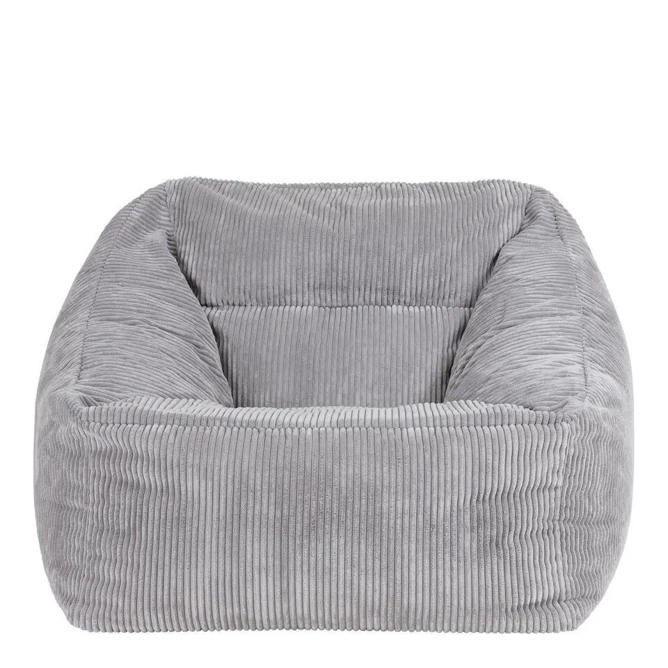 icon Zitzack Natalia - Corduroy Zitzakfauteuil - Grijs