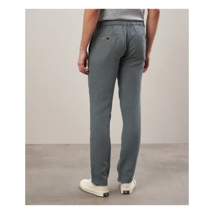 Hartford Pantalon Tanker Lin | Kaki foncé