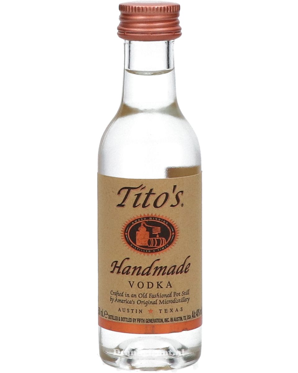 Tito's Handmade Vodka Mini 5 cl