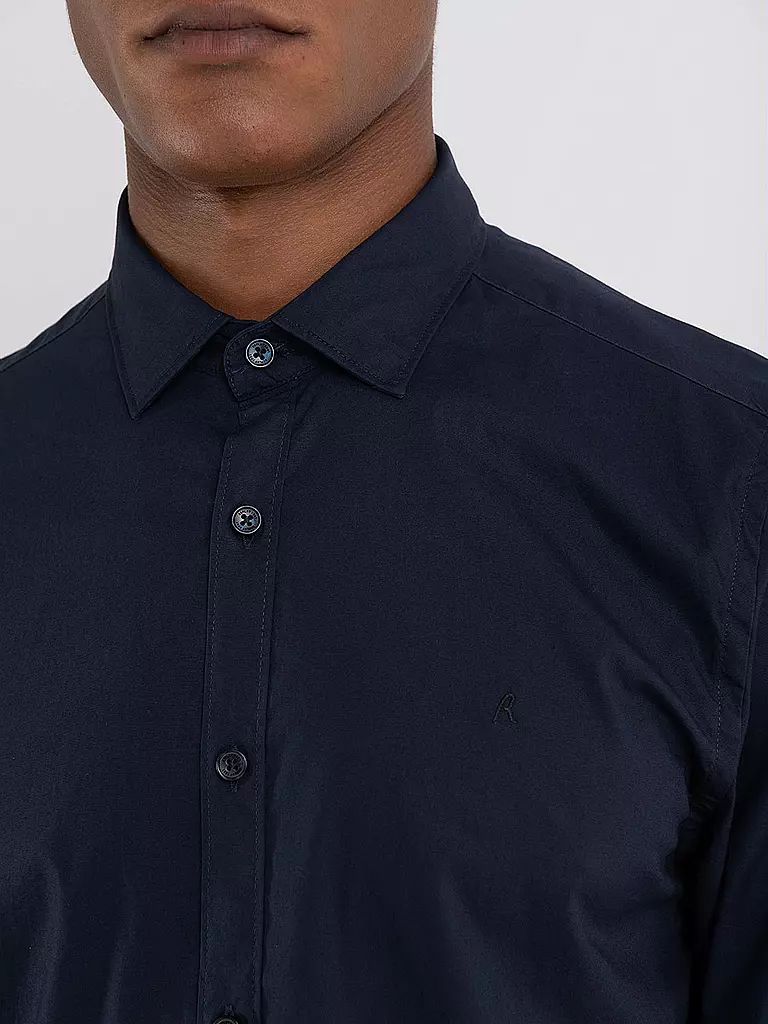 REPLAY Hemd Slim Fit blau