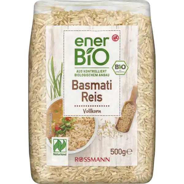 Vollkorn Basmati Reis Naturland
