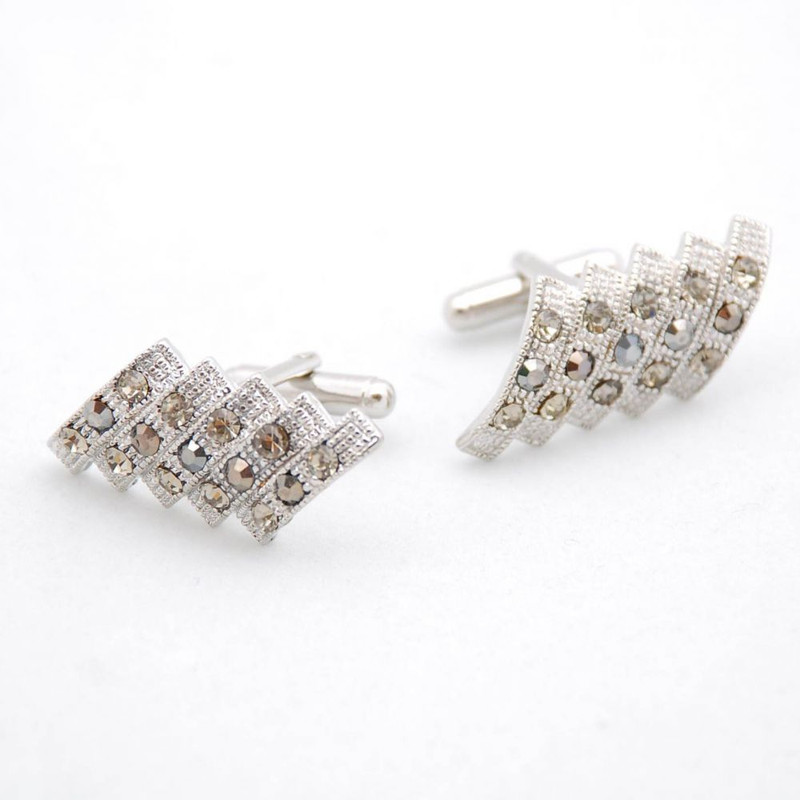 Boutons de manchette, MEMPHIS Cristal, Cristal Swarovski