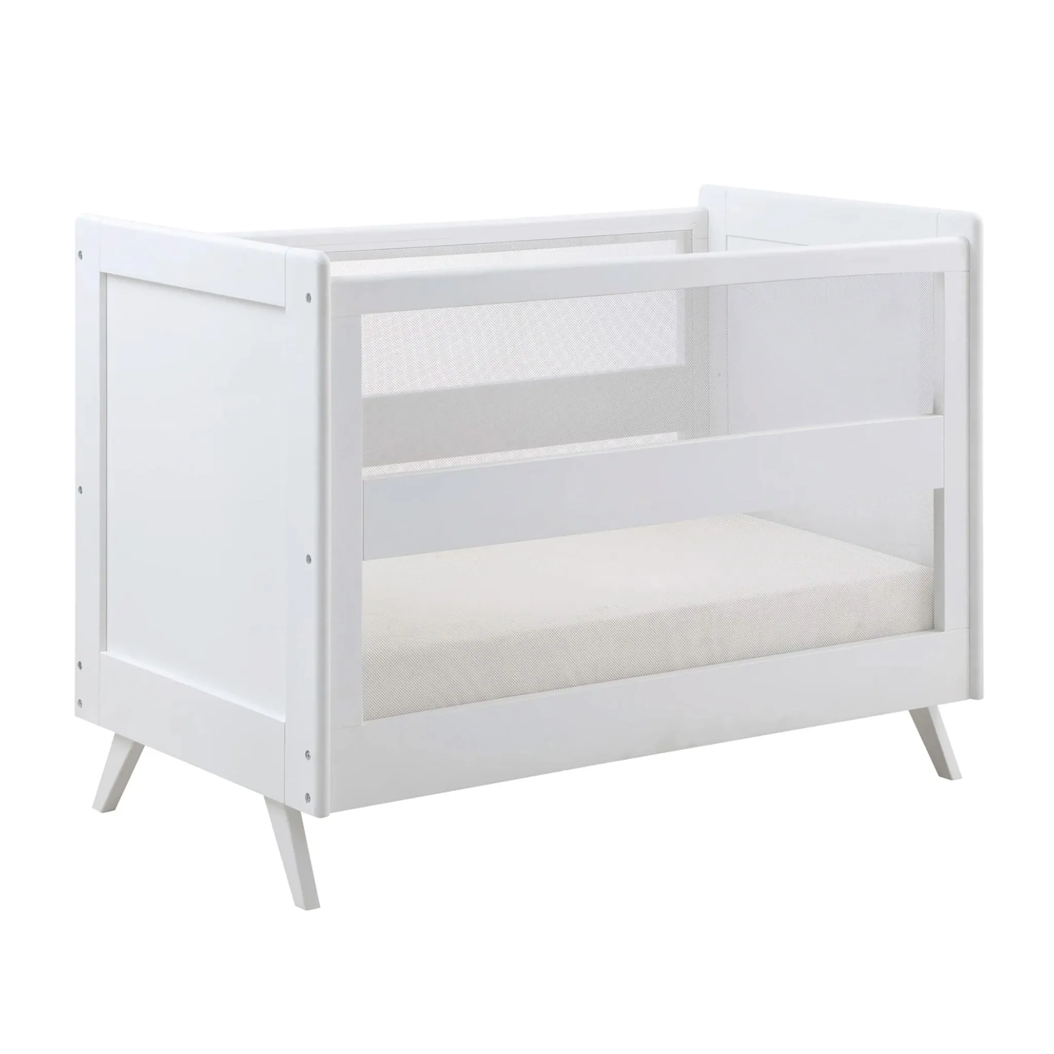 BreathableBaby Couchette Convertible Breathable™ Mesh 3-in-1 - Blanc