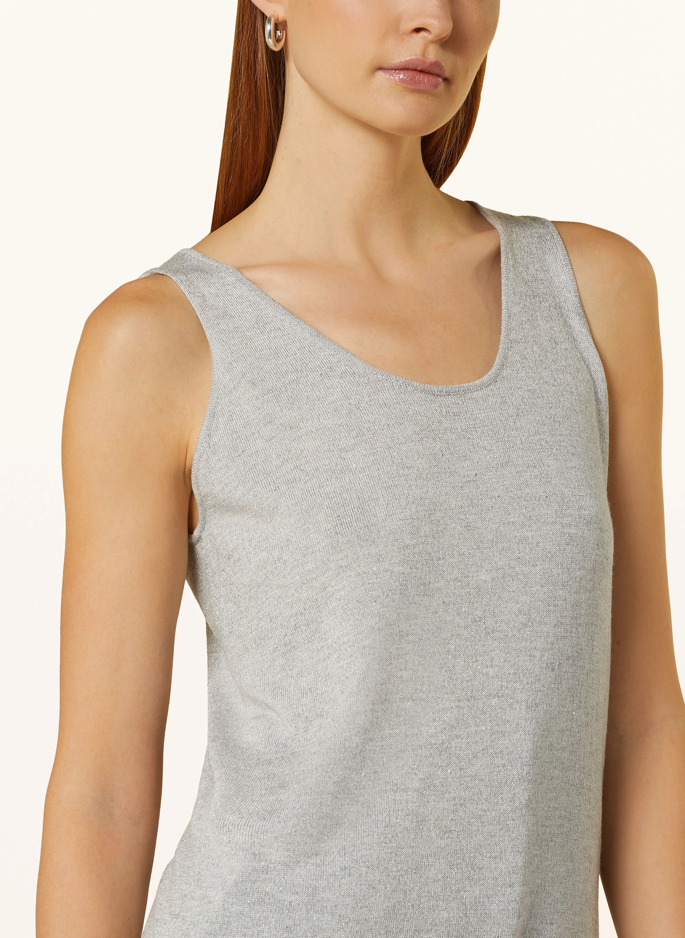 darling harbour Stricktop mit Glitzergarn