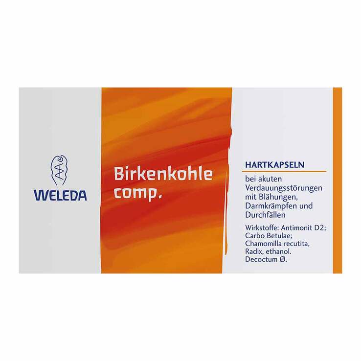 Birkenkohle comp. Hartkapseln, 50 St