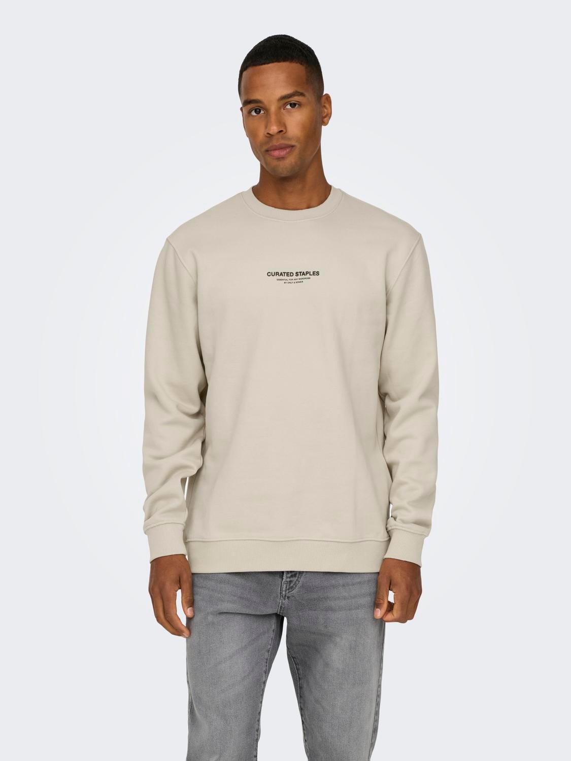ONSCURATED Sweatshirt Silver Lining