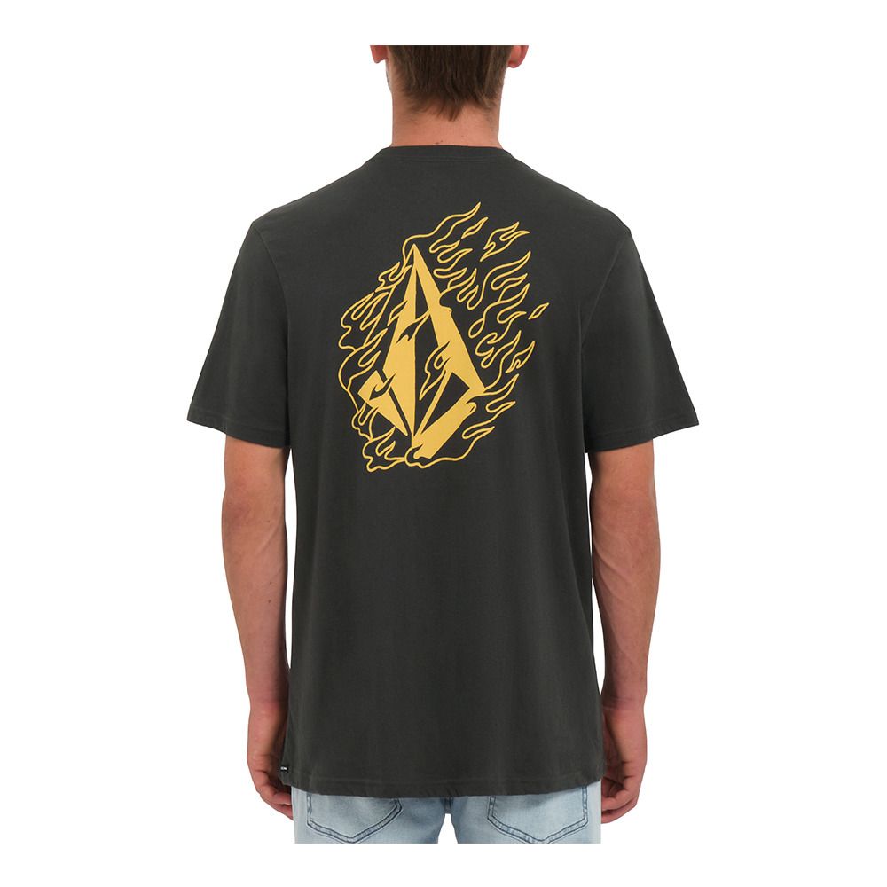 Volcom FIREFIGHT - Tee-shirt Homme stealth