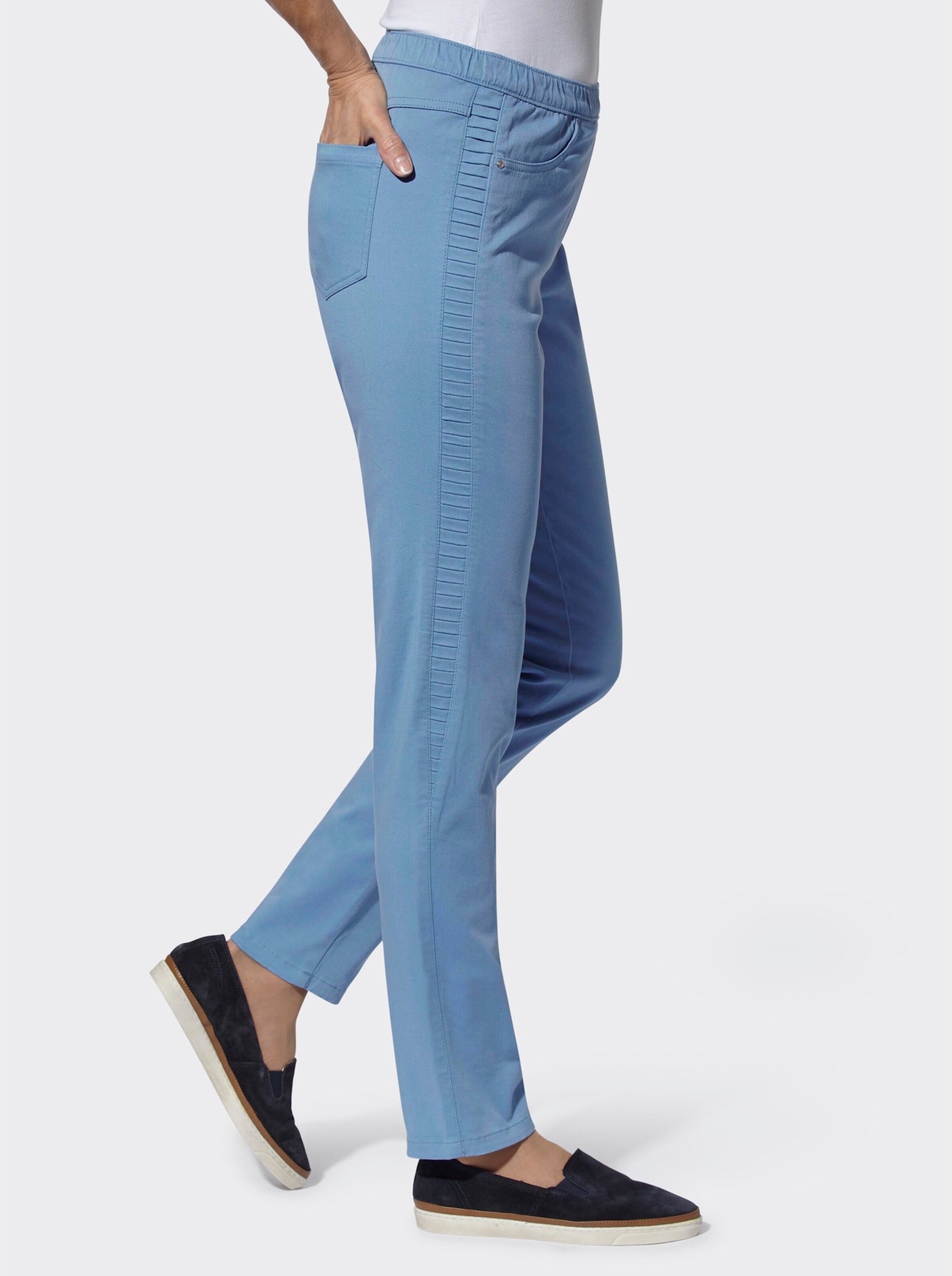 Stretch-Hose mit Biesen-Einsatz
