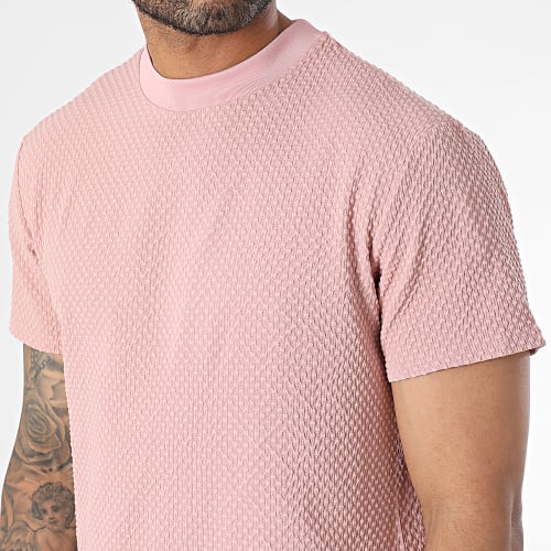 Ensemble Tee Shirt Et Short Jogging Rose