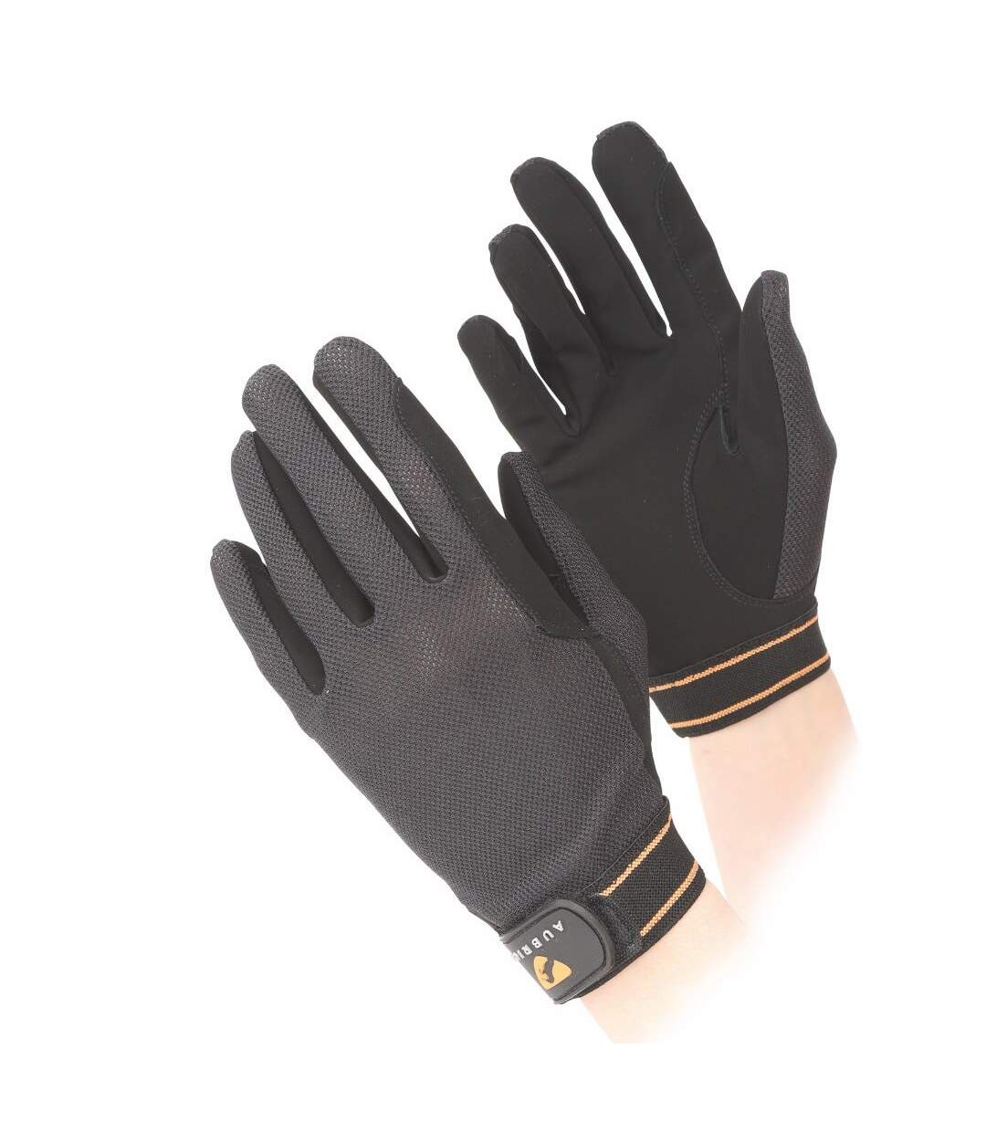 Aubrion - Gants d'équitation - Adulte (Noir) - UTER1028