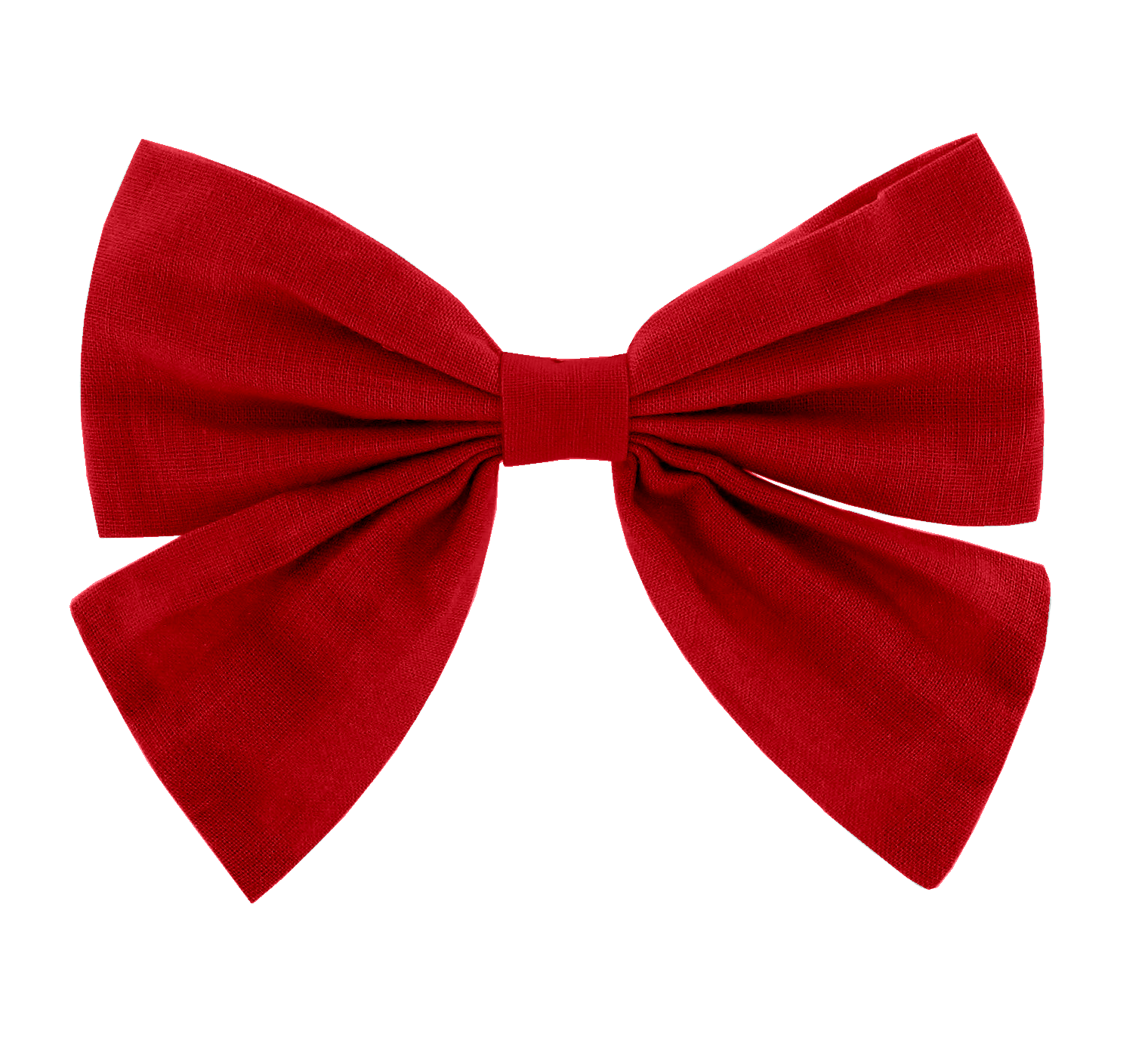 Barrette Noeud Papillon Rouge Foncé