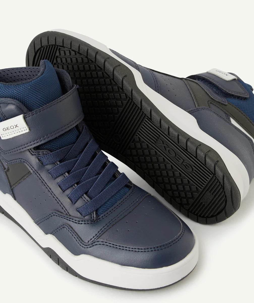 GEOXBASKETS MONTANTES GARÇON BLEU MARINE