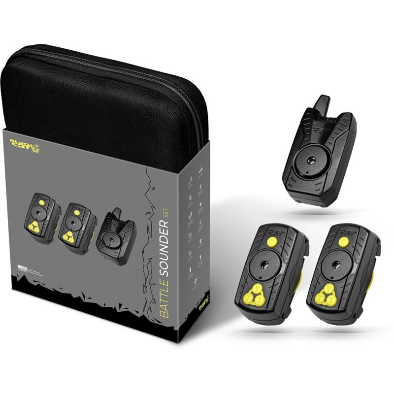 Coffret Détecteur Silure Black Cat Battle Sounder Set 2+1