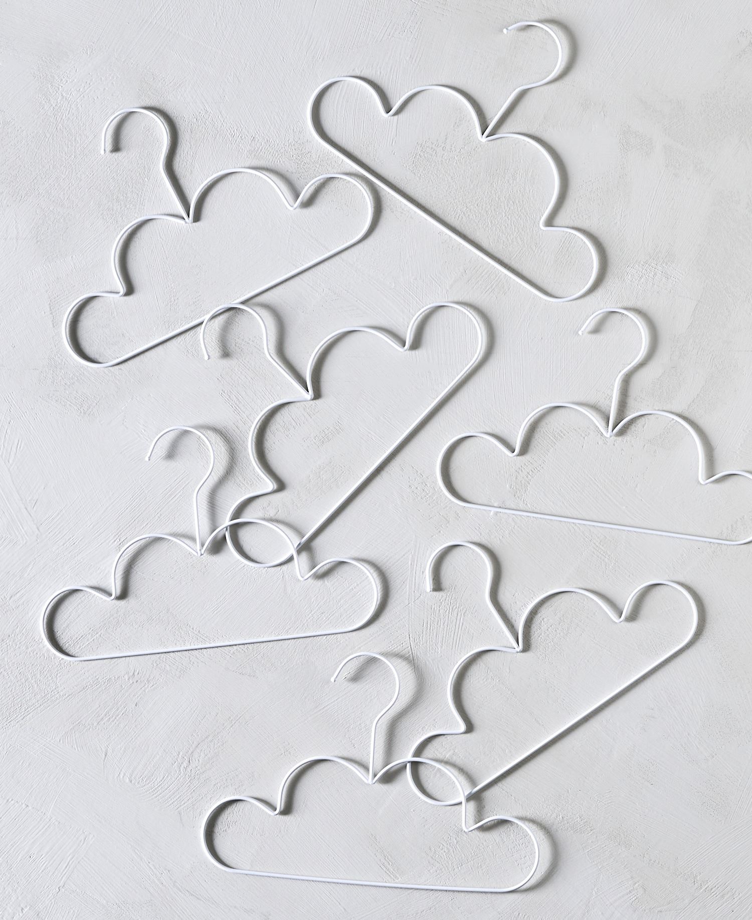 3 pk kleshenger                hvit - 20x30cm