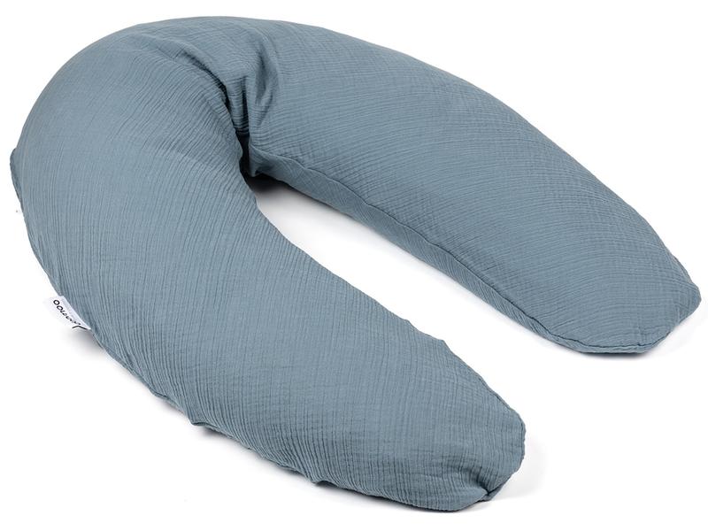 Doomoo Stillkissen Comfy Big Blau Grosses Multifunktionskissen mit abnehmbarem Bezug