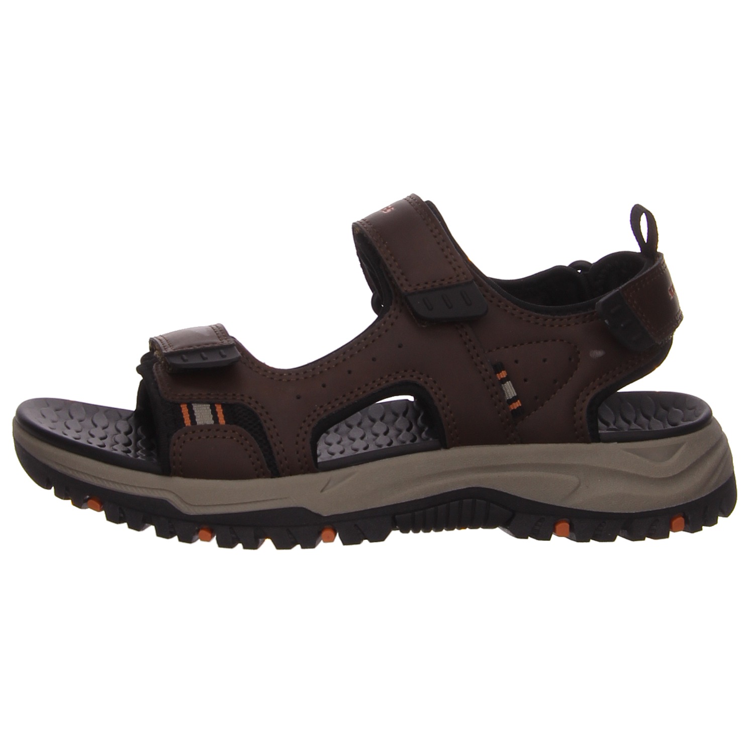 Skechers Herren Sandale braun grau